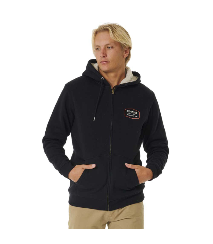 Rip Curl Marking Lined Forro con Capucha y Cremallera Hombre