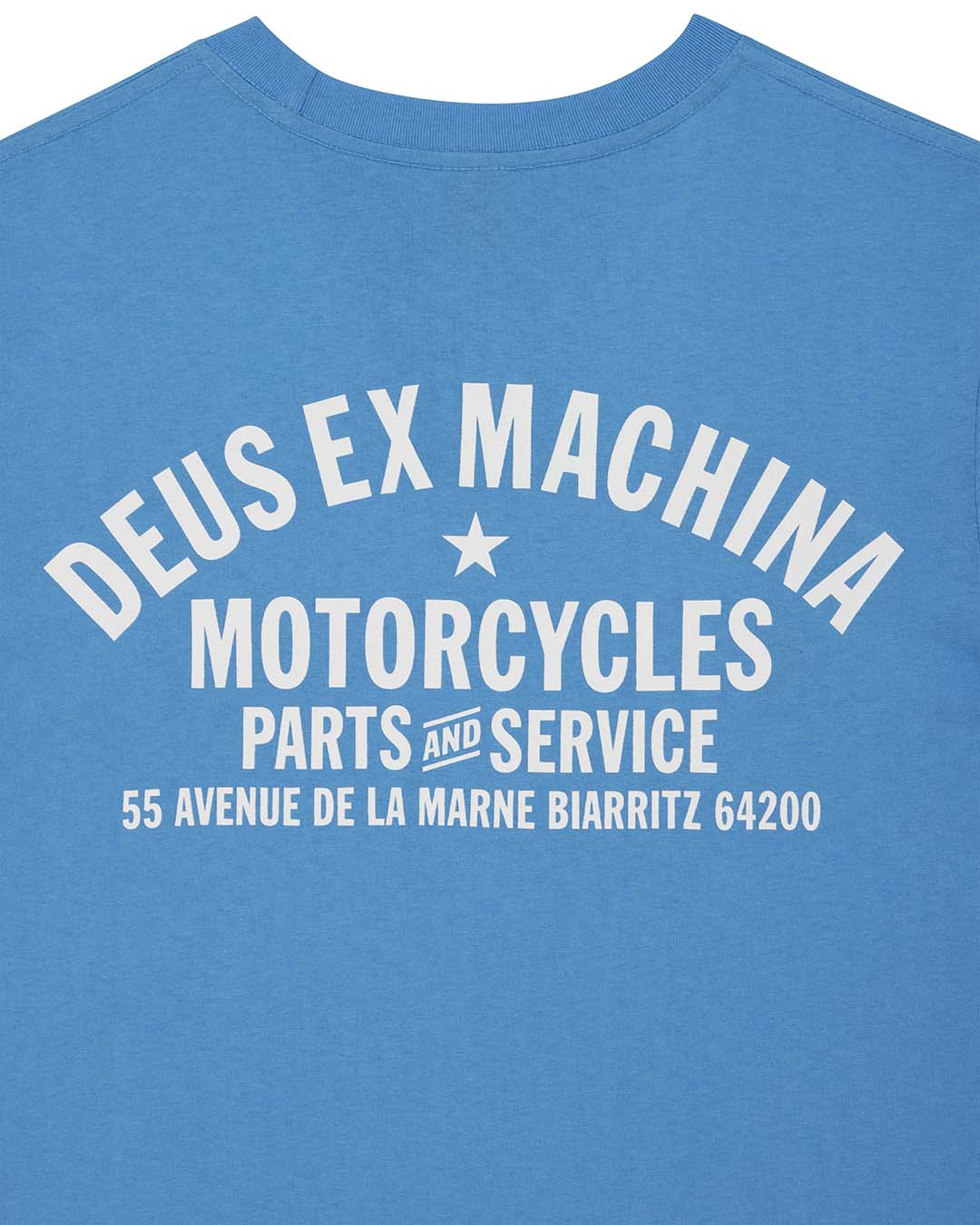 Deus Ex Machina Biarritz Address Camiseta Hombre Azul