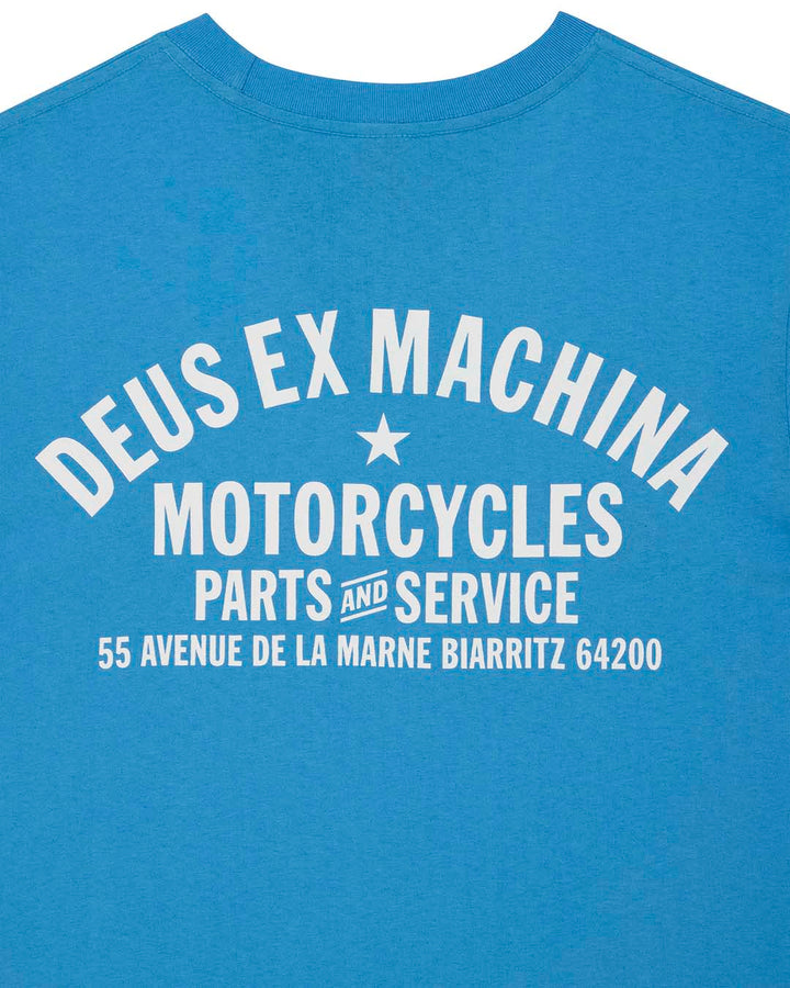 Deus Ex Machina Biarritz Address Camiseta Hombre Azul