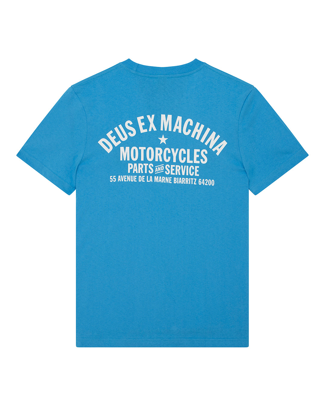 Deus Ex Machina Biarritz Address Camiseta Hombre Azul