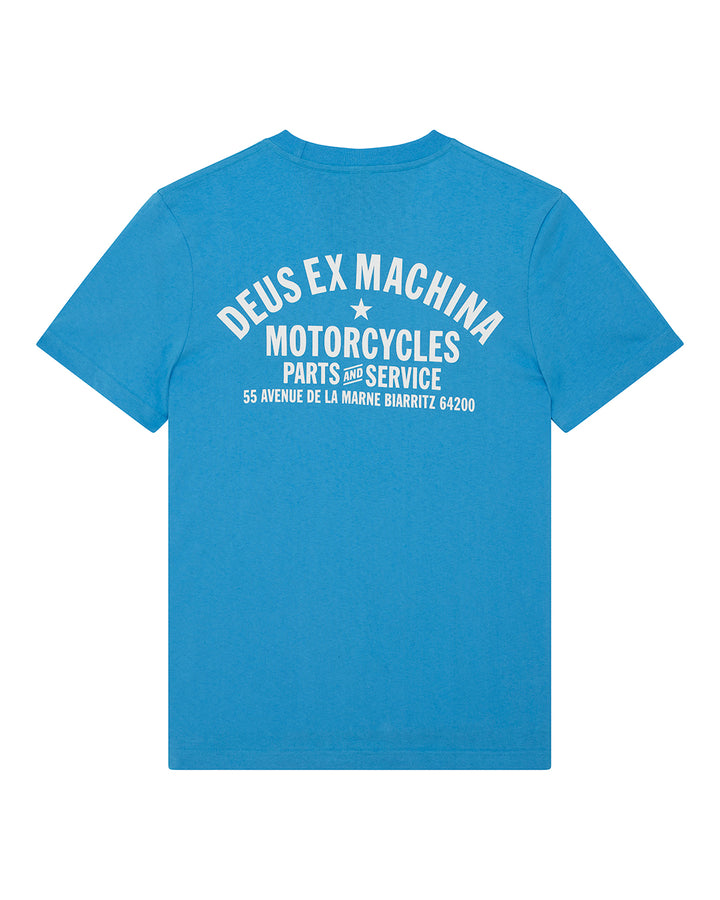 Deus Ex Machina Biarritz Address Camiseta Hombre Azul
