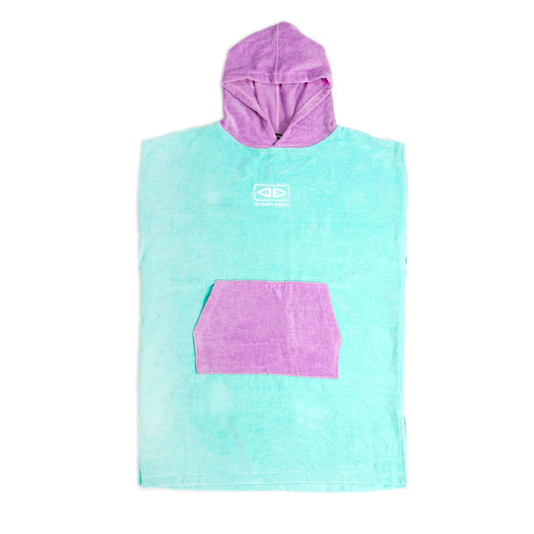 Ocean &amp; Earth Hooded Poncho Niño