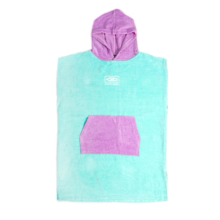 Ocean &amp; Earth Hooded Poncho Niño