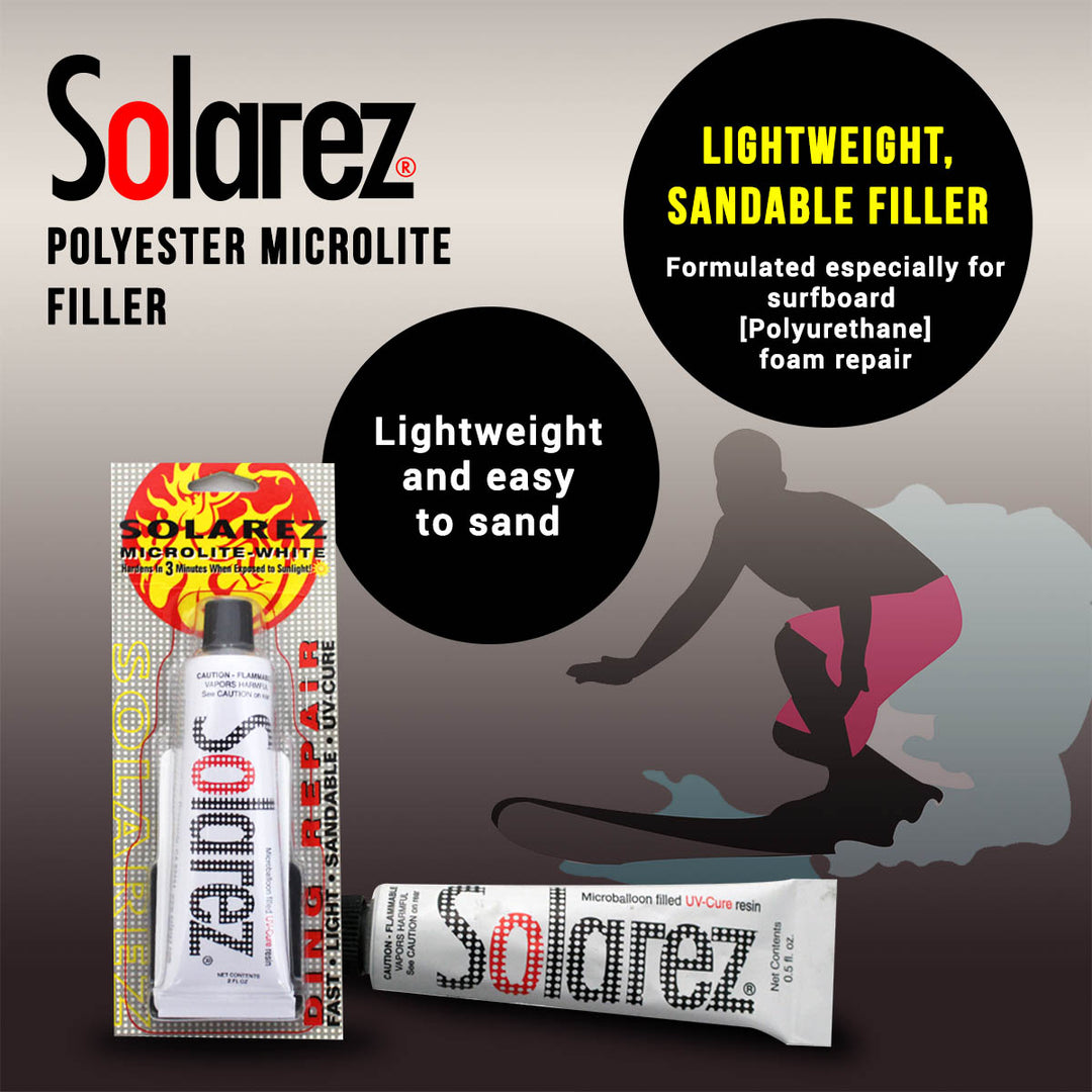 Solarez Polyester Microlite Filler Ding Reparador