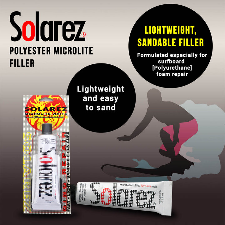 Solarez Polyester Microlite Filler Ding Reparador