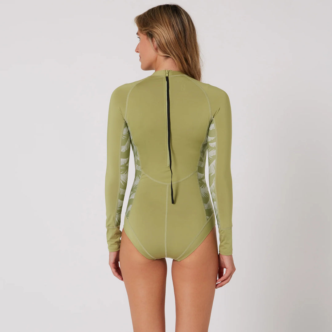 Ocean &amp; Earth Ladies Oceana Licra Bañador Manga Larga Mujer