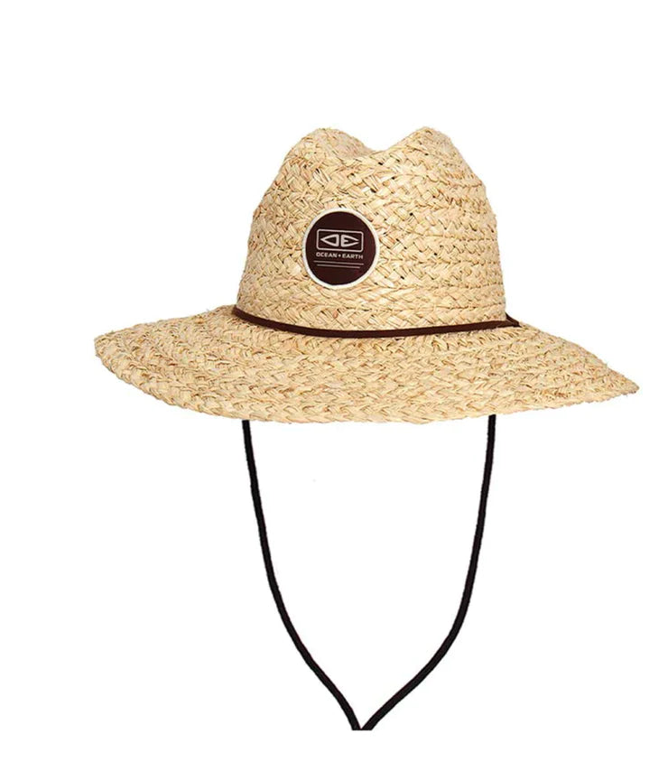 Ocean & Earth Woody Rafia Hat Sombrero Paja