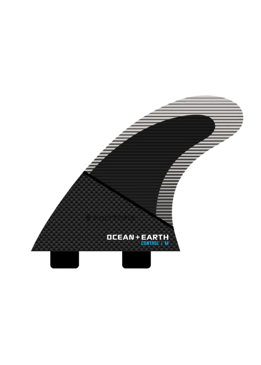 Ocean &amp; Earth 2 Control Quillas Tri Fins Sistema FCS1 Dual Tab