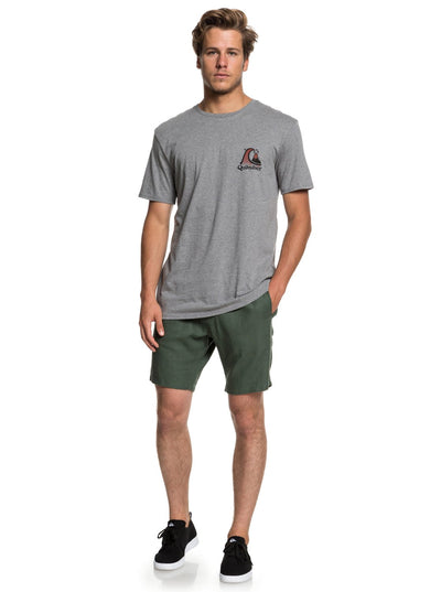 Quiksilver Gorratain Slim Camiseta  Hombre