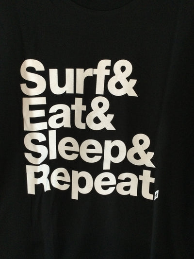 Red Star Surf - Camiseta Unisex - Surf Eat Sleep & Repeat 2.0