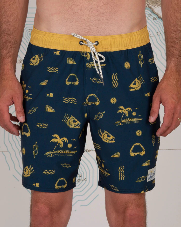 Salty Crew Island Daze Elastic Bañador Hombre